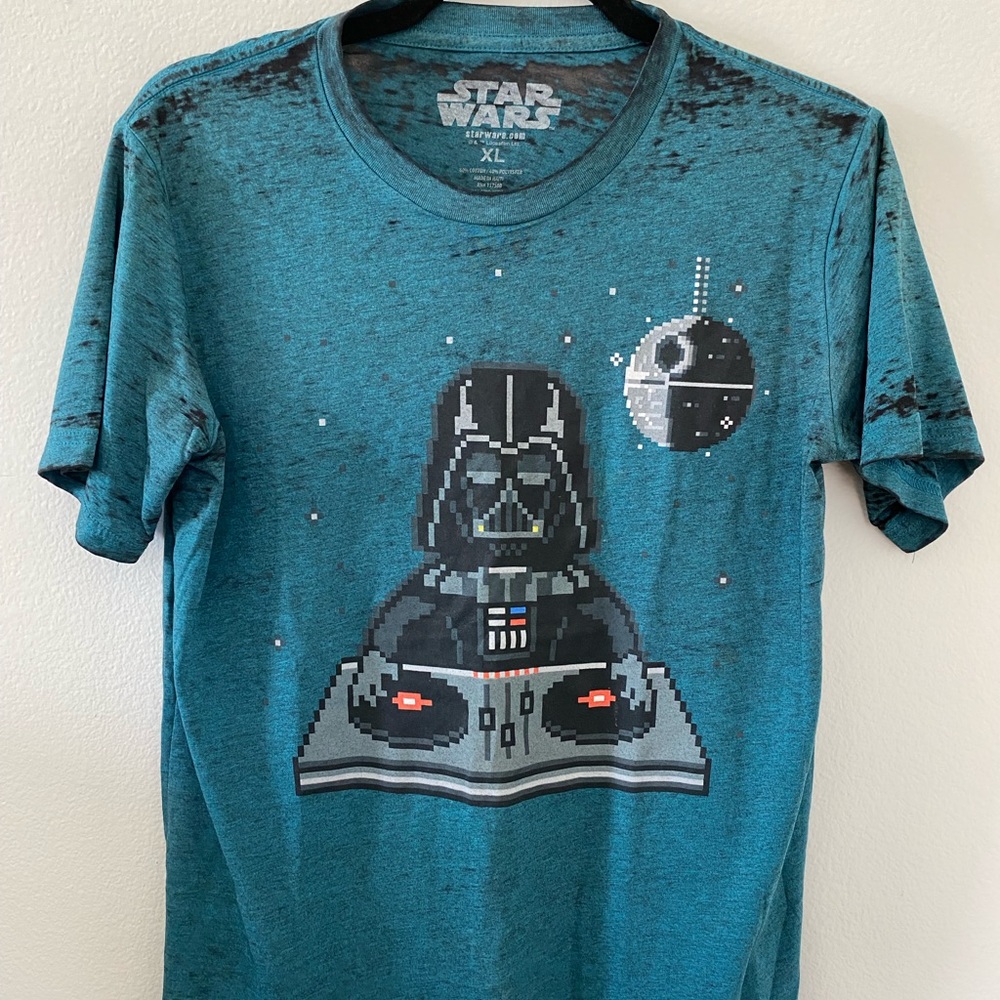 Unisex Star Wars Tee XL DJ Darth Vader From Disneyland